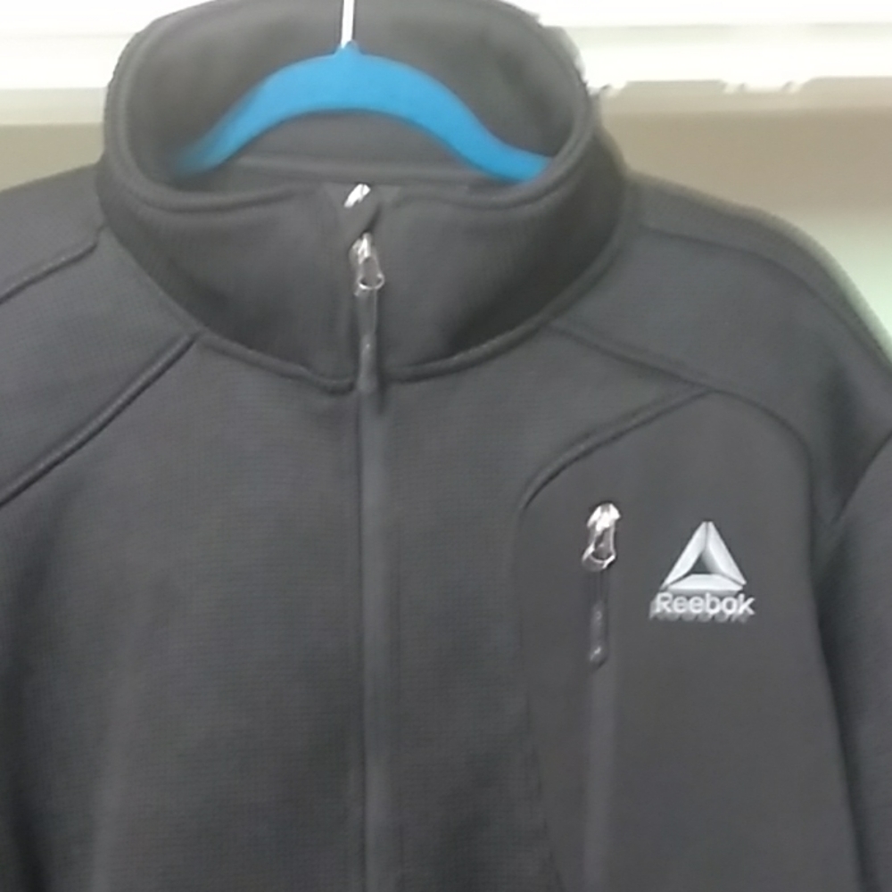 Reebok Men's Textured Ski Jacket Fleece Lined